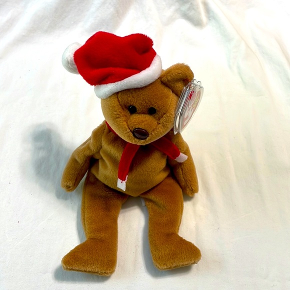 Ty 1997 Holiday Beanie Teddy - Picture 1 of 4